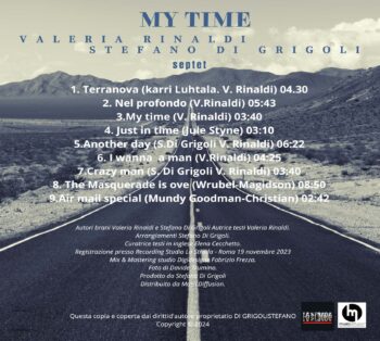 CD - MY TIME: Valeria Rinaldi-Stefano Di Grigoli Septet - immagine 3
