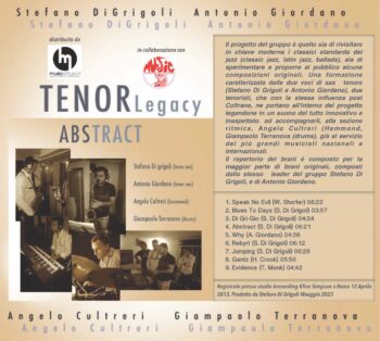 CD - TENOR LEGACY ABSTRACT: Stefano Di Grigoli - immagine 3